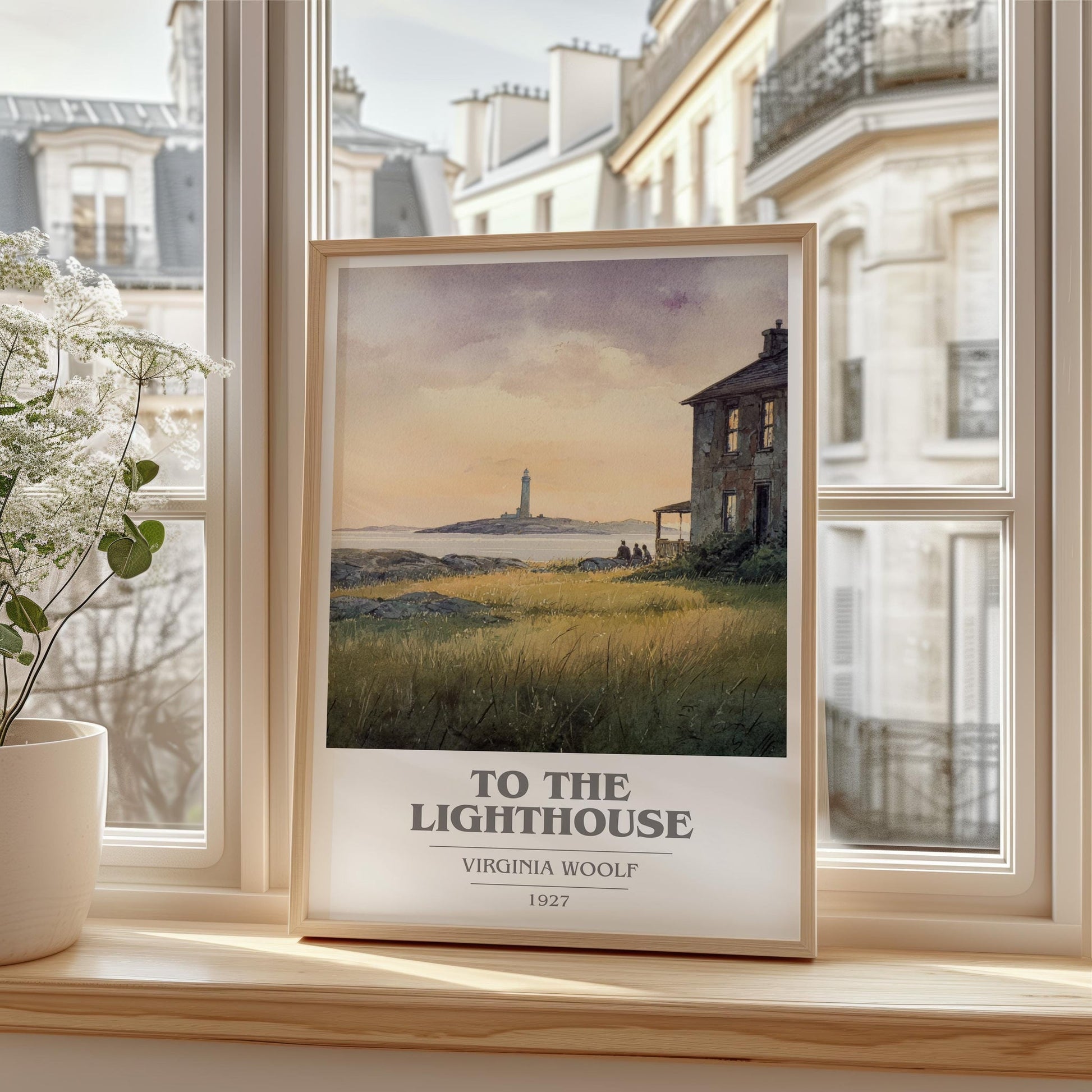 To the Lighthouse book cover poster colour and style options – Virginia Woolf book art