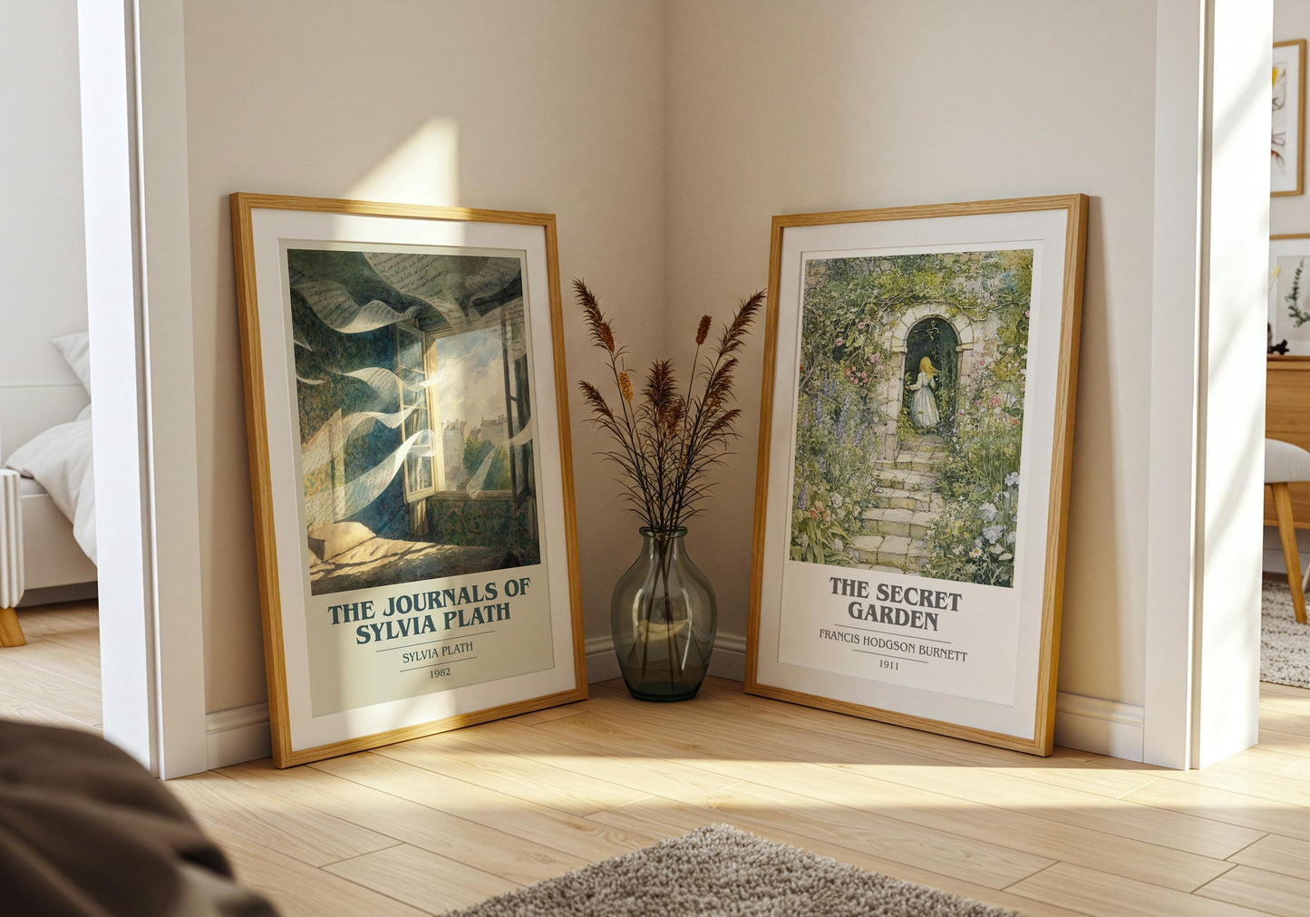 The Journals of Sylvia Plath by Sylvia Plath | Book Poster | Literary Art Gift For Book Lover | Novel Inspired Wall Art | Free Delivery