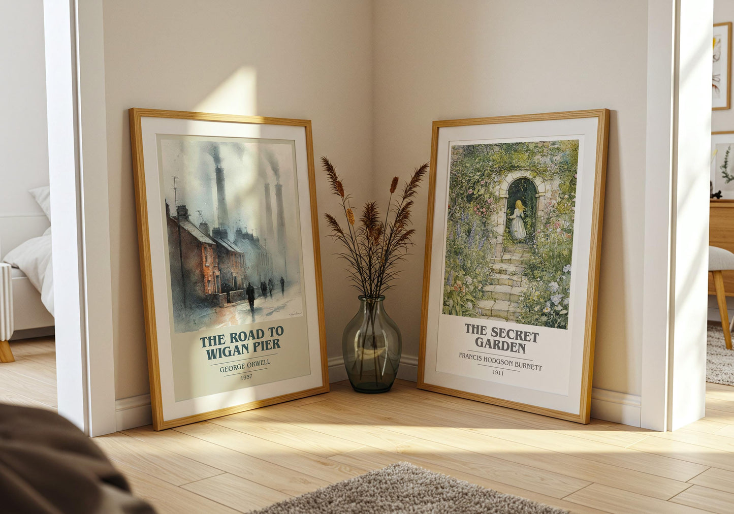 The Road to Wigan Pier by George Orwell | Book Poster | Literary Art Gift For Book Lover | Novel Inspired Wall Art | Free Delivery