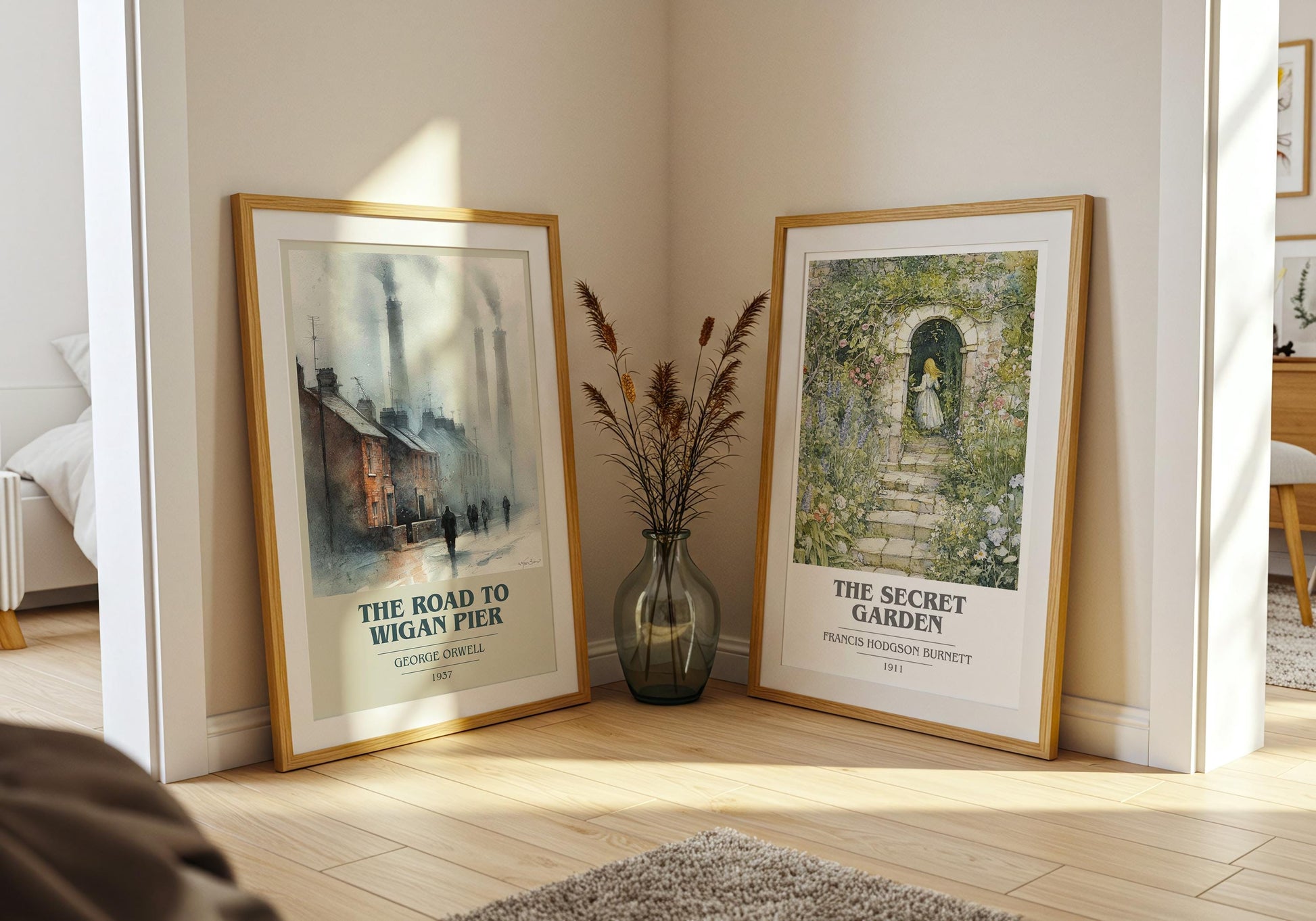 The Road to Wigan Pier by George Orwell | Book Poster | Literary Art Gift For Book Lover | Novel Inspired Wall Art | Free Delivery