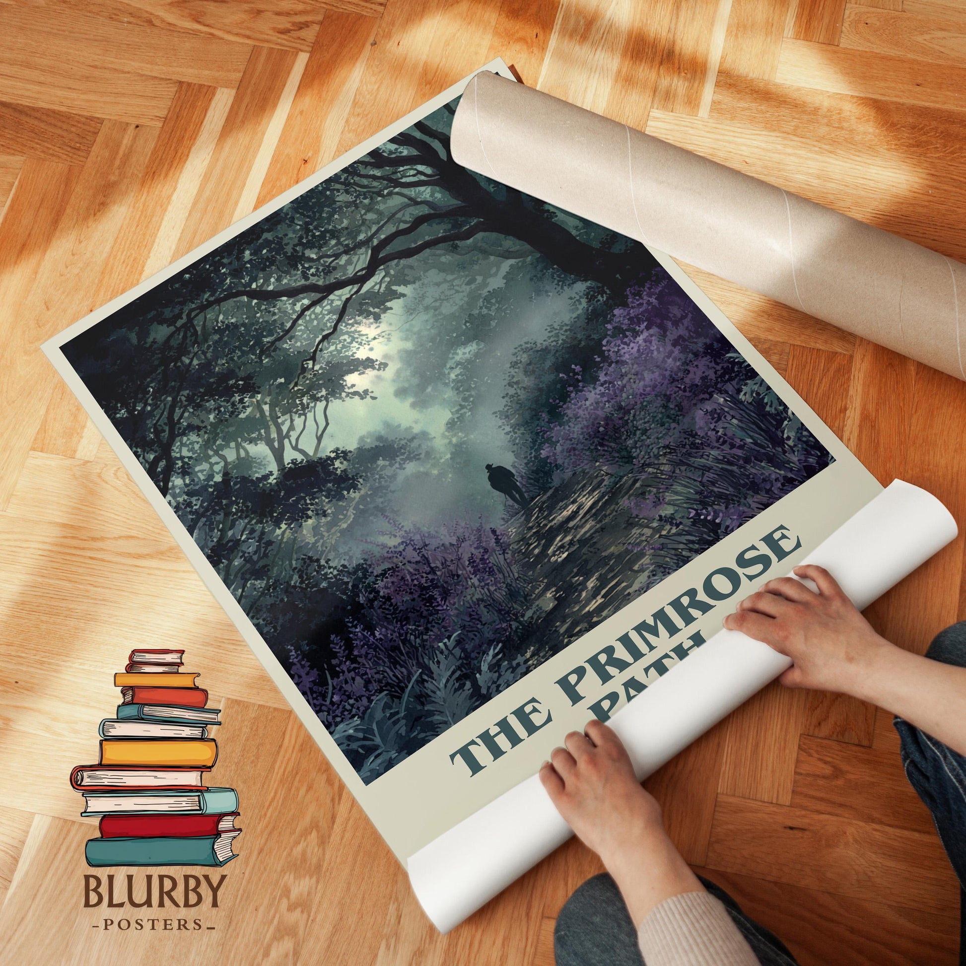 The Primrose Path by Bram Stoker | Book Poster | Literary Art Gift For Book Lover | Novel Inspired Wall Art | Free Deliver