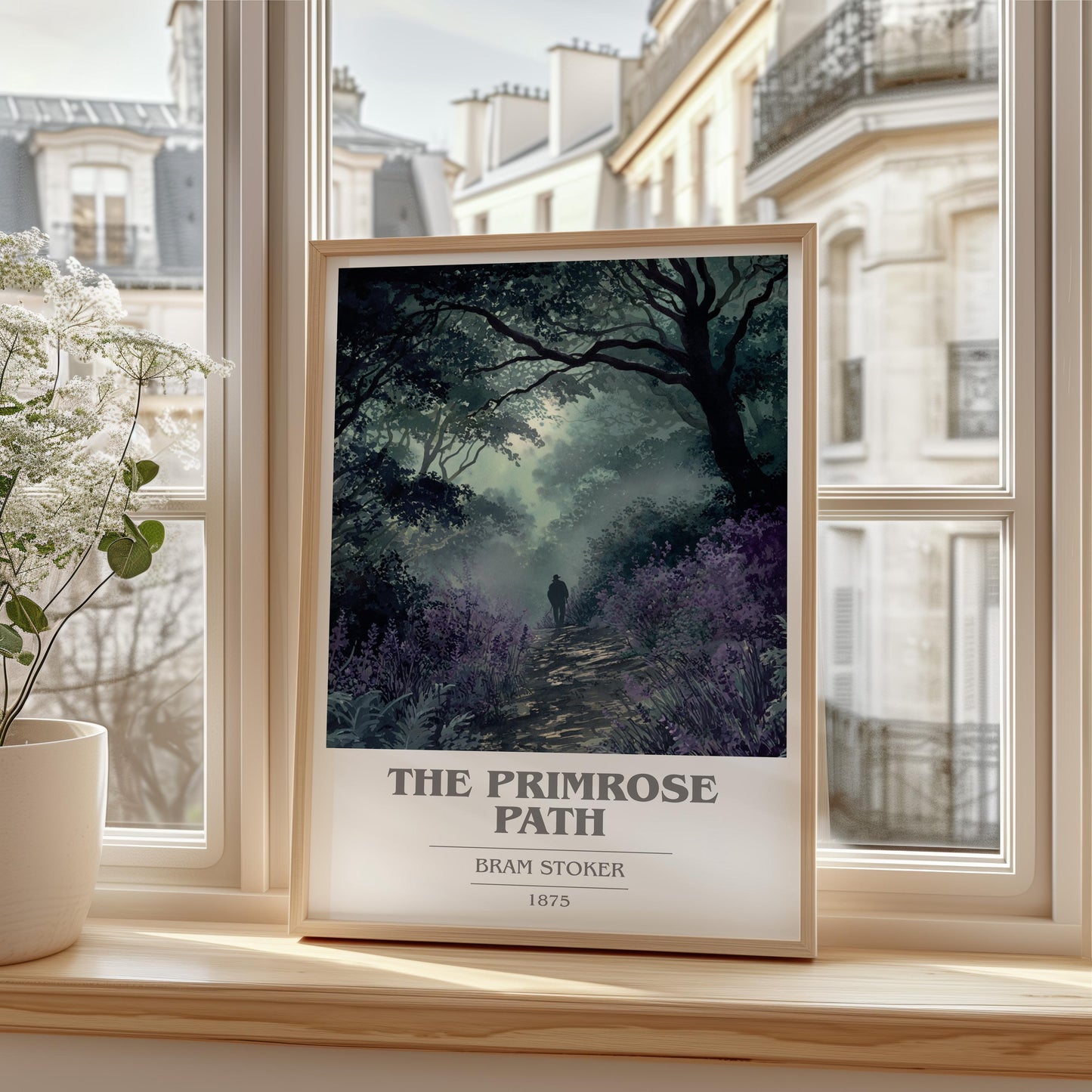 The Primrose Path by Bram Stoker | Book Poster | Literary Art Gift For Book Lover | Novel Inspired Wall Art | Free Deliver