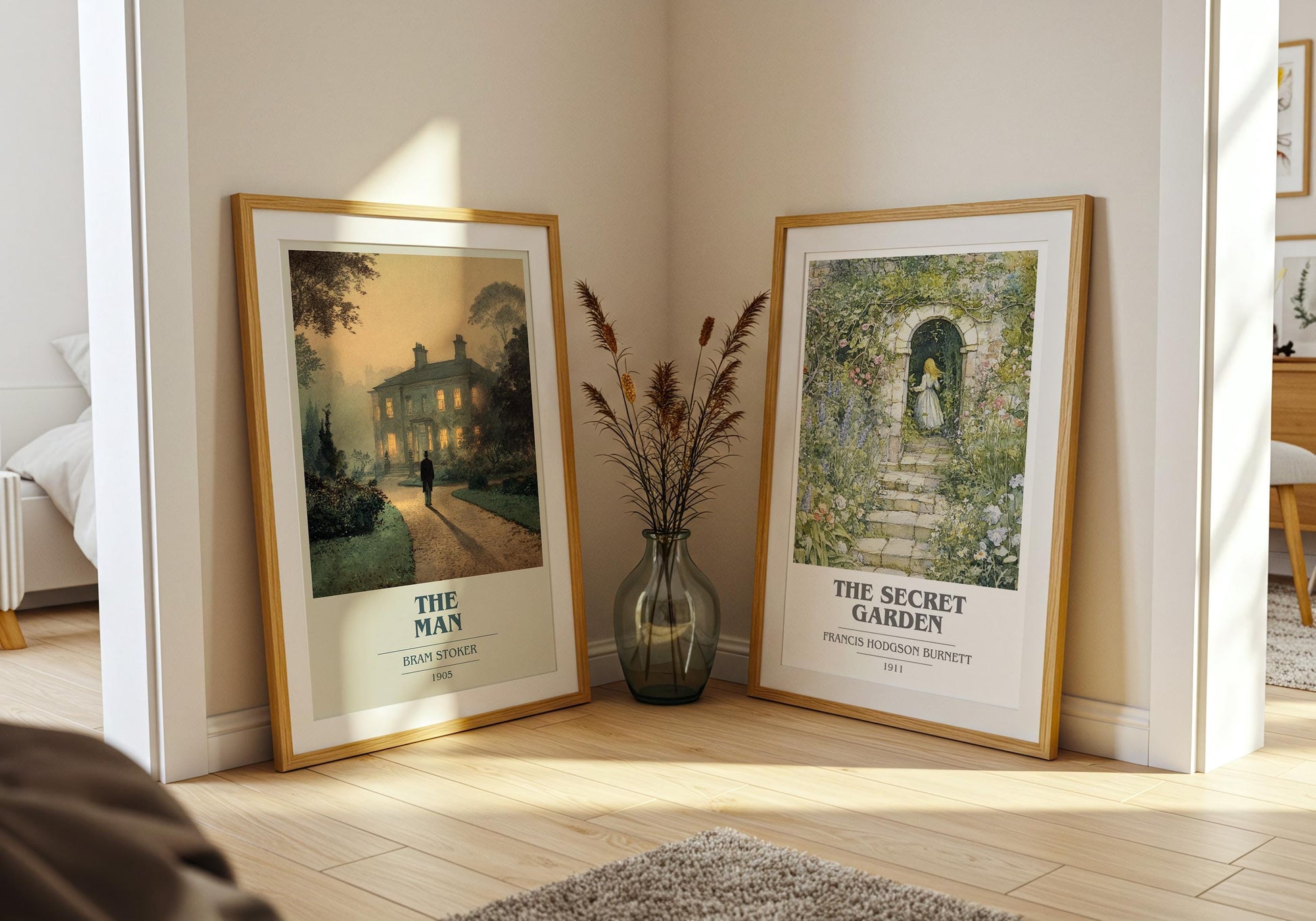 The Man by Bram Stoker | Book Poster | Literary Art Gift For Book Lover | Novel Inspired Wall Art | Free Delivery