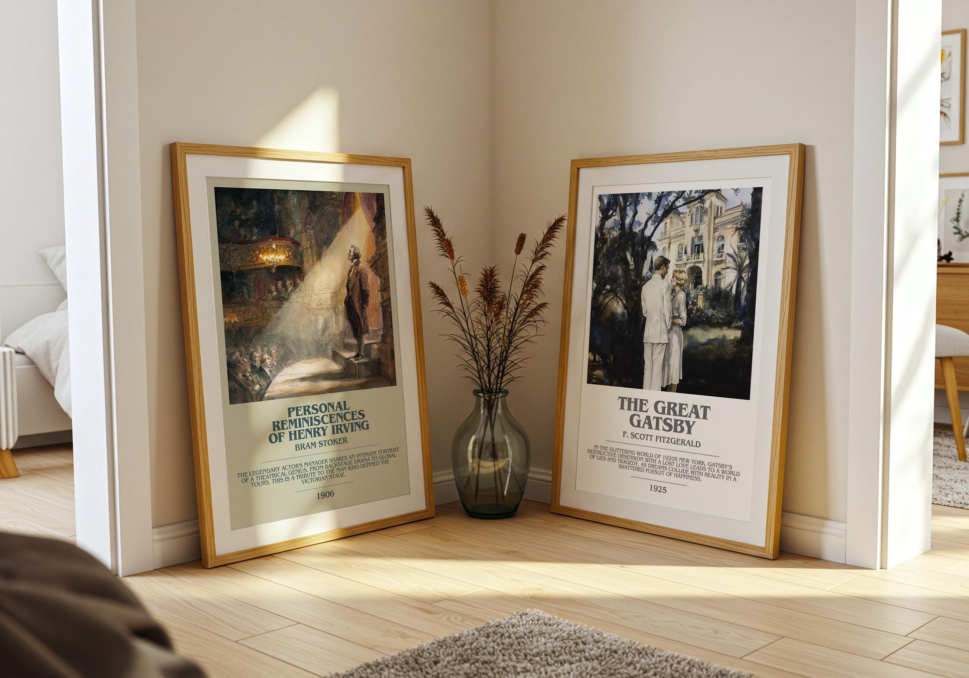 Personal Reminiscences of Henry Irving by Bram Stoker | Book Poster | Literary Art Gift For Book Lover | Novel Inspired Wall Art