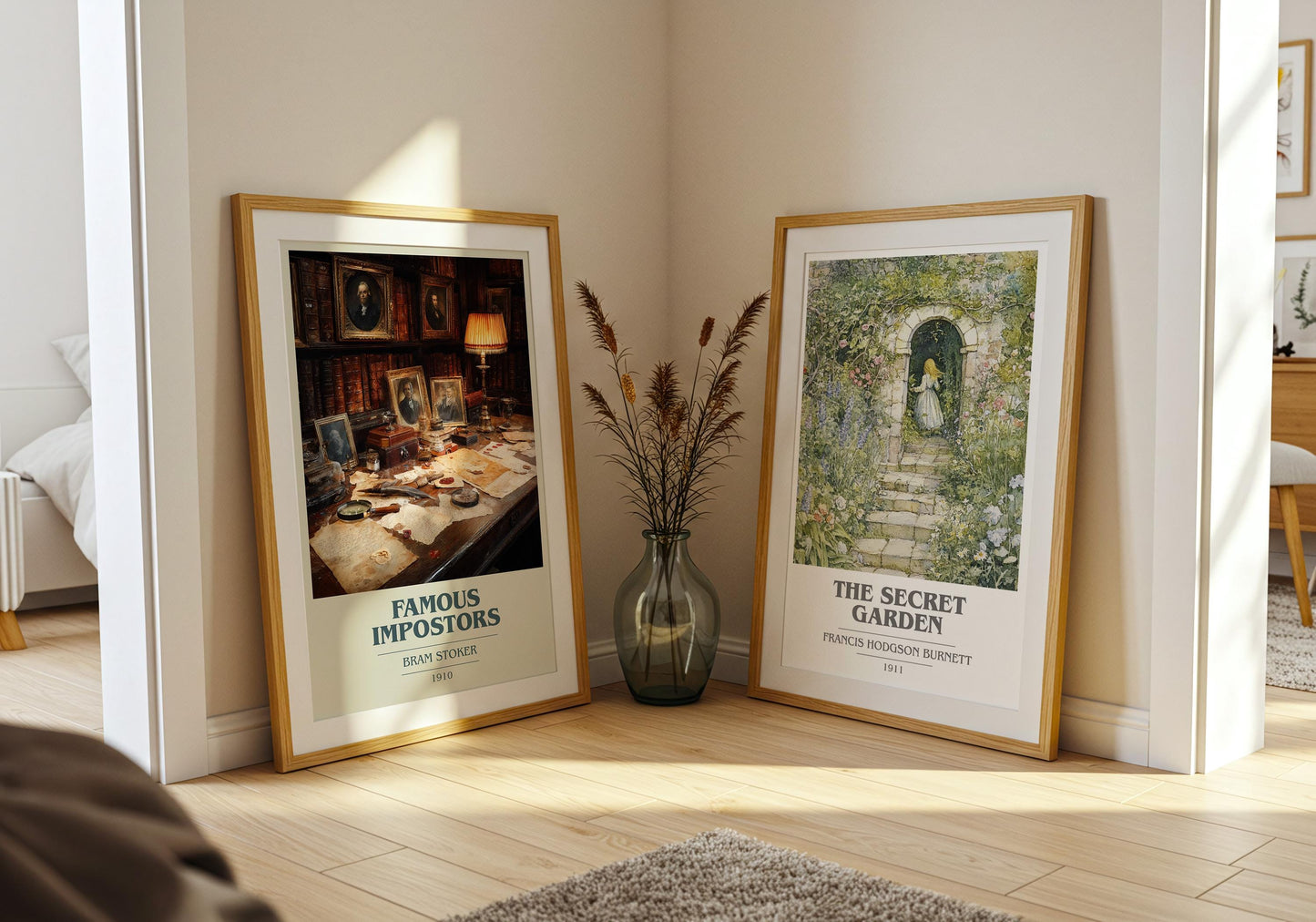 Famous Impostors by Bram Stoker | Book Poster | Literary Art Gift For Book Lover | Novel Inspired Wall Art | Free Delivery