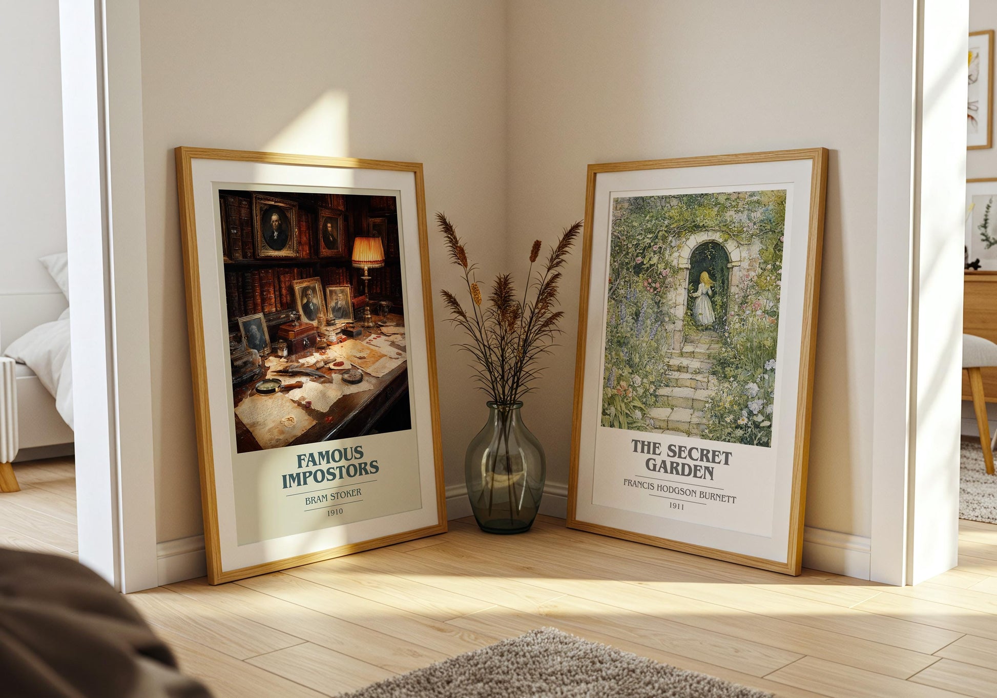 Famous Impostors by Bram Stoker | Book Poster | Literary Art Gift For Book Lover | Novel Inspired Wall Art | Free Delivery