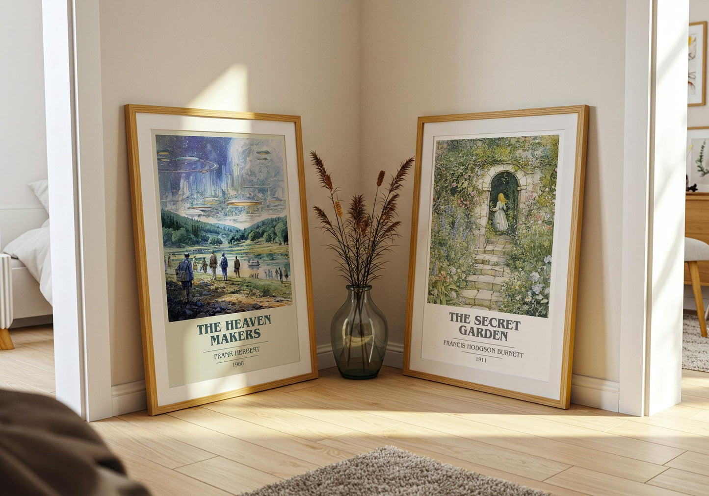 The Heaven Makers book poster packaging – museum-quality print rolled in protective tube