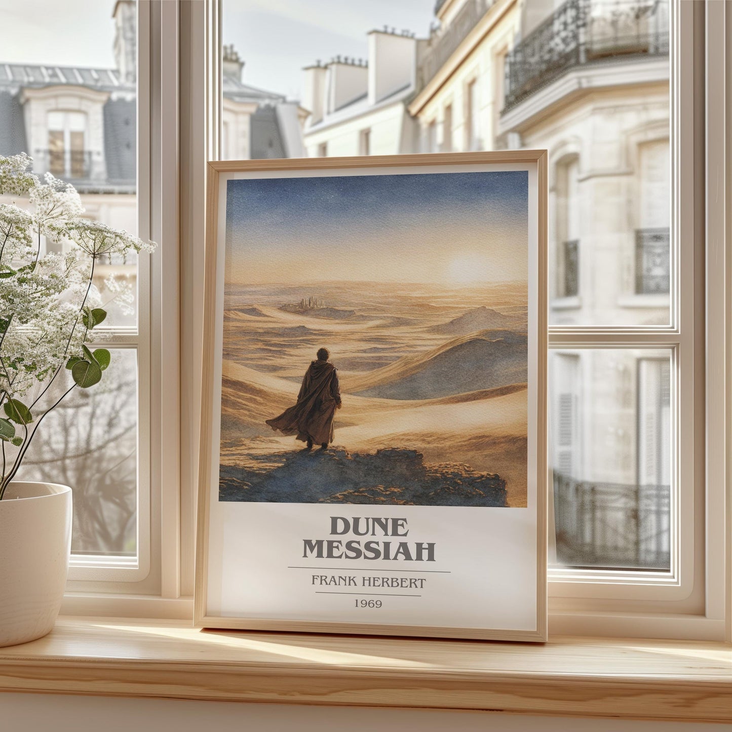 Dune Messiah book cover poster colour and style options – Frank Herbert book art