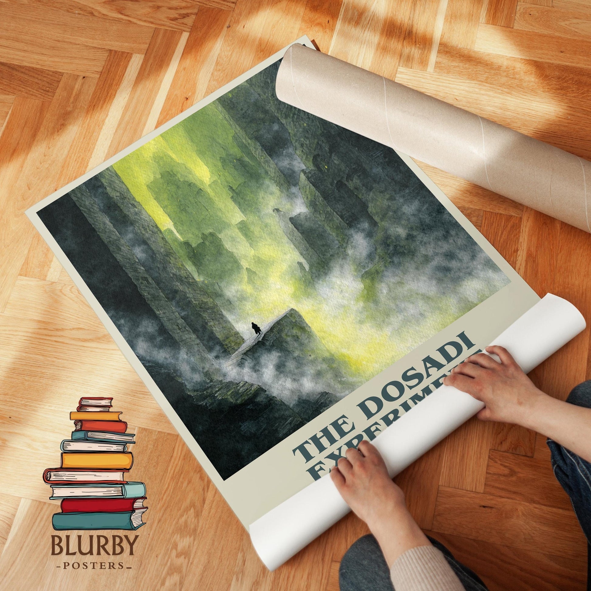 The Dosadi Experiment book cover poster paired in gallery wall – literary art prints