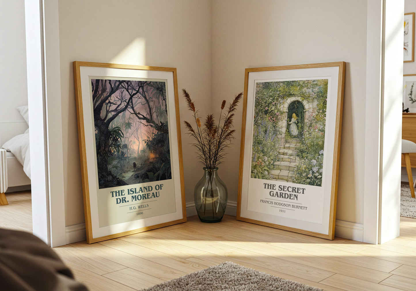 The Island of Dr. Moreau by H.G. Wells | Book Poster | Literary Art Gift For Book Lover | Novel Inspired Wall Art | Free Delivery