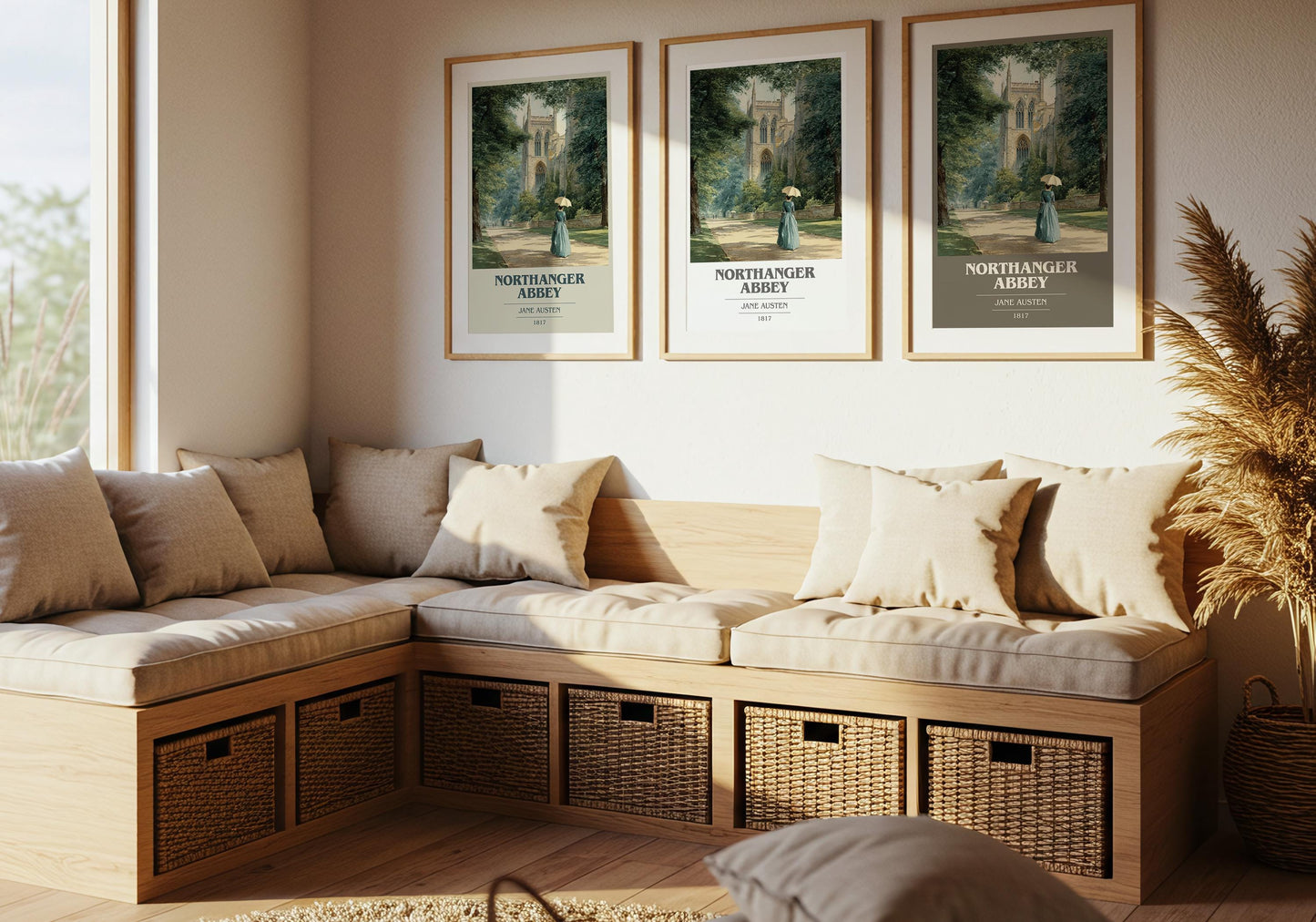 Northanger Abbey by Jane Austen | Book Poster | Literary Art Gift For Book Lover | Novel Inspired Wall Art | Free Delivery