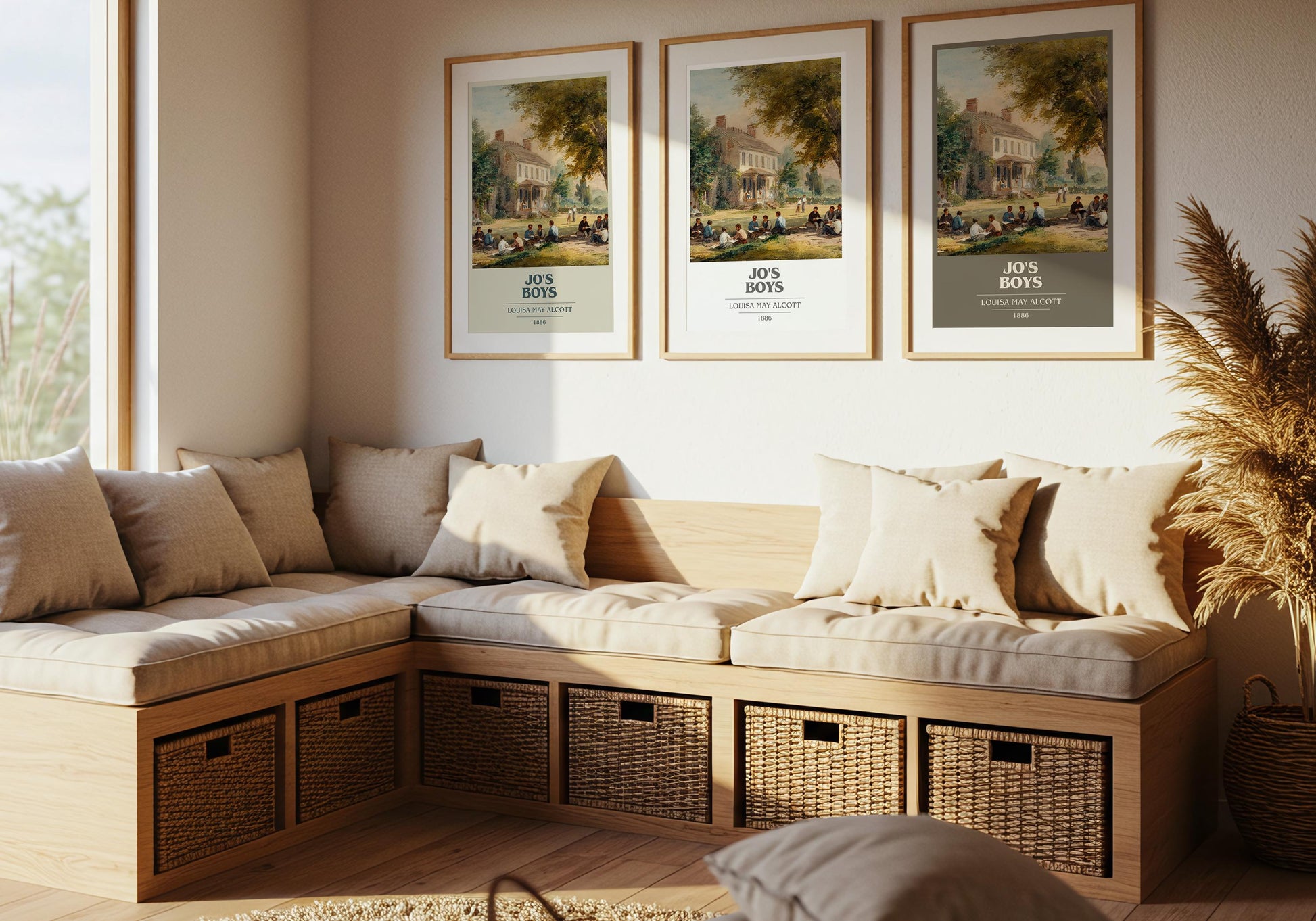 Jo's Boys by Louisa May Alcott | Book Poster | Literary Art Gift For Book Lover | Novel Inspired Wall Art | Free Delivery