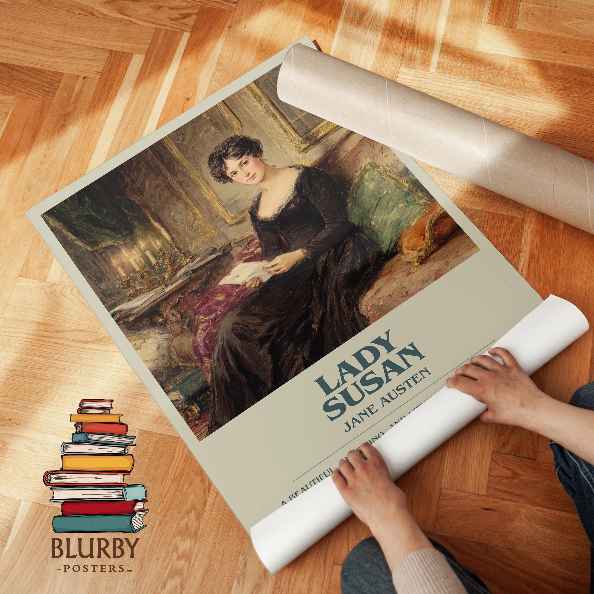 Lady Susan by Jane Austen | Book Poster | Literary Art Gift For Book Lover | Novel Inspired Wall Art | Free Delivery