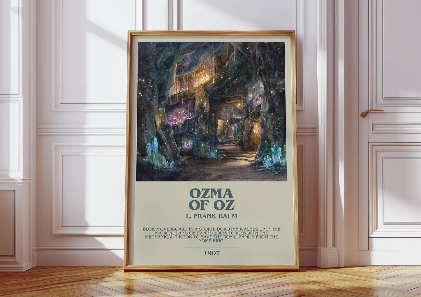 Osma of Oz by L. Frank Baum | Book Poster | Literary Art Gift For Book Lover | Novel Inspired Wall Art | Free Delivery