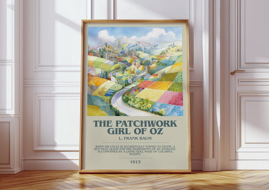 The Patchwork Girl of Oz by L. Frank Baum | Book Poster | Literary Art Gift For Book Lover | Novel Inspired Wall Art | Free Delivery