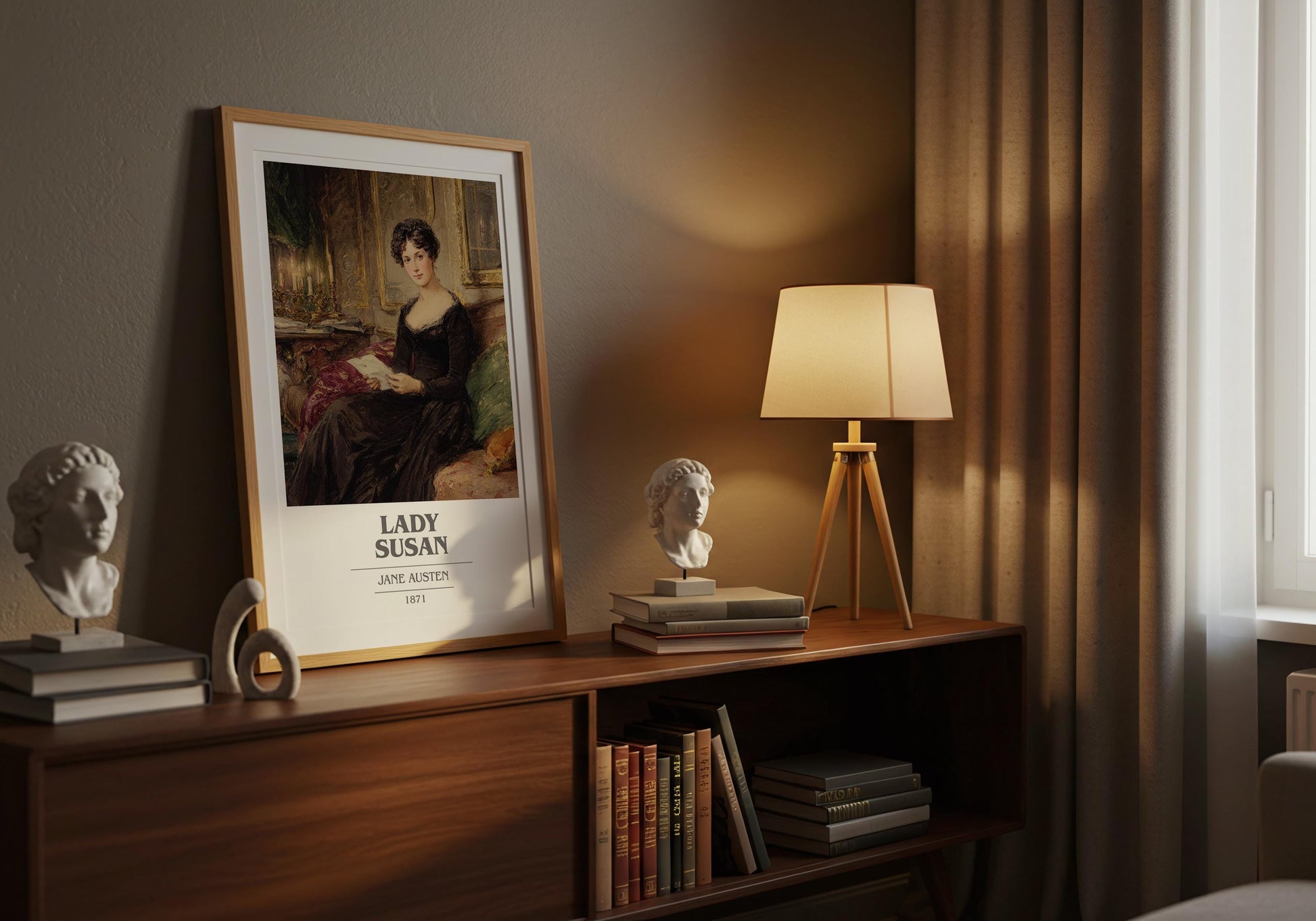 Lady Susan by Jane Austen | Book Poster | Literary Art Gift For Book Lover | Novel Inspired Wall Art | Free Delivery