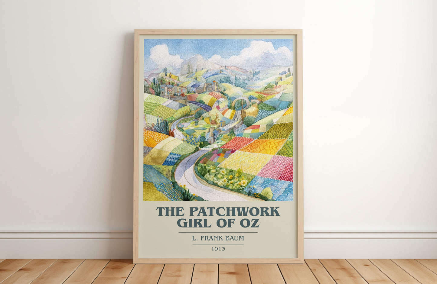 The Patchwork Girl of Oz by L. Frank Baum | Book Poster | Literary Art Gift For Book Lover | Novel Inspired Wall Art | Free Delivery