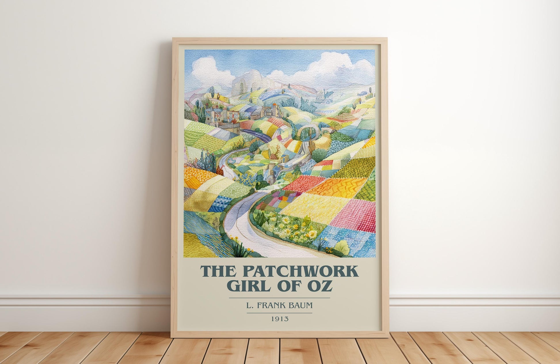 The Patchwork Girl of Oz by L. Frank Baum | Book Poster | Literary Art Gift For Book Lover | Novel Inspired Wall Art | Free Delivery