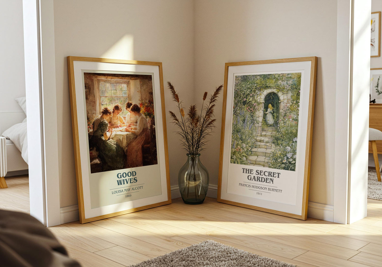 Good Wives by Louisa May Alcott | Book Poster | Literary Art Gift For Book Lover | Novel Inspired Wall Art | Free Delivery
