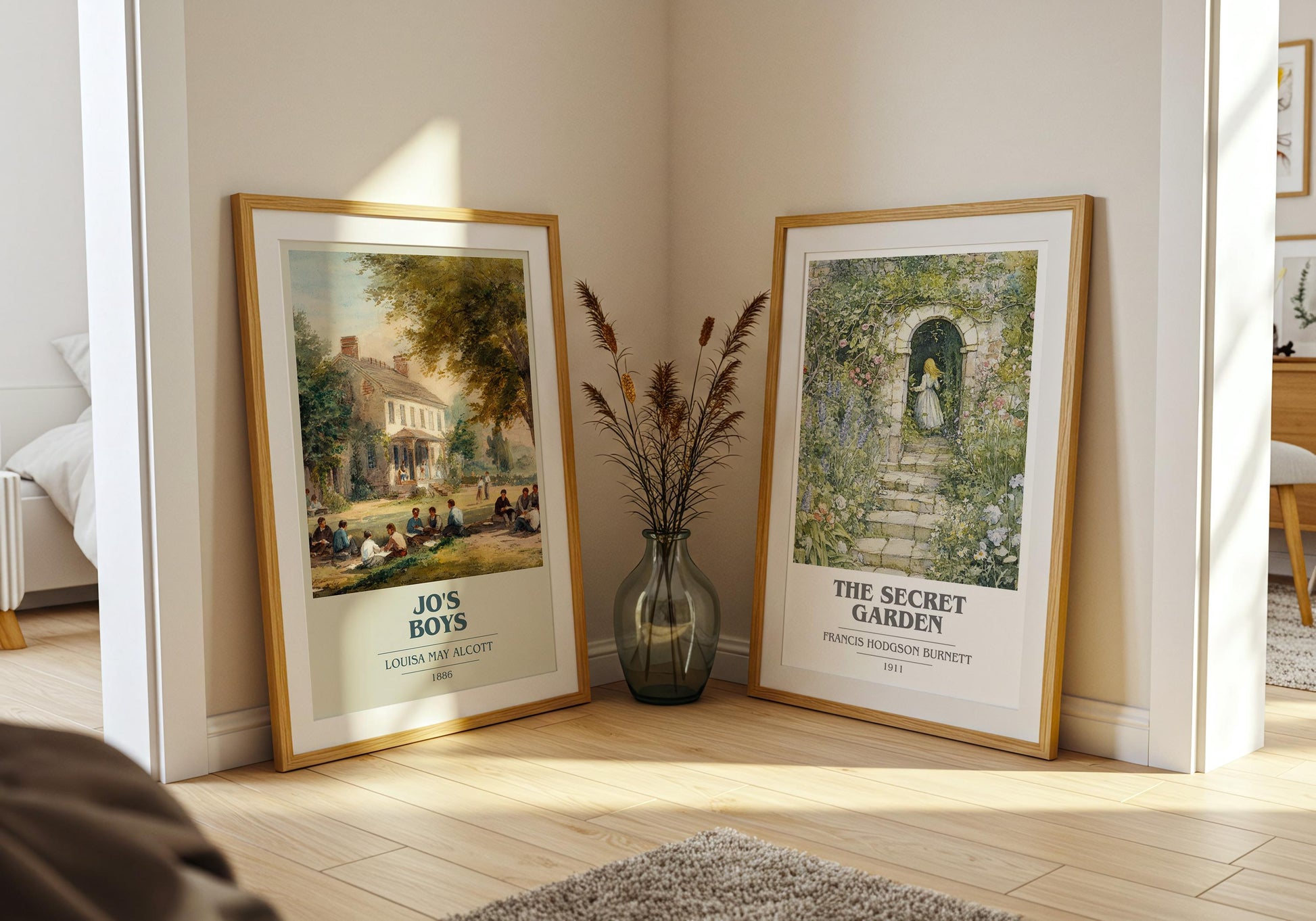 Jo's Boys by Louisa May Alcott | Book Poster | Literary Art Gift For Book Lover | Novel Inspired Wall Art | Free Delivery