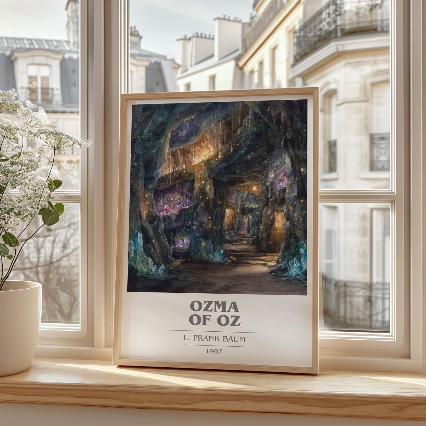 Osma of Oz by L. Frank Baum | Book Poster | Literary Art Gift For Book Lover | Novel Inspired Wall Art | Free Delivery