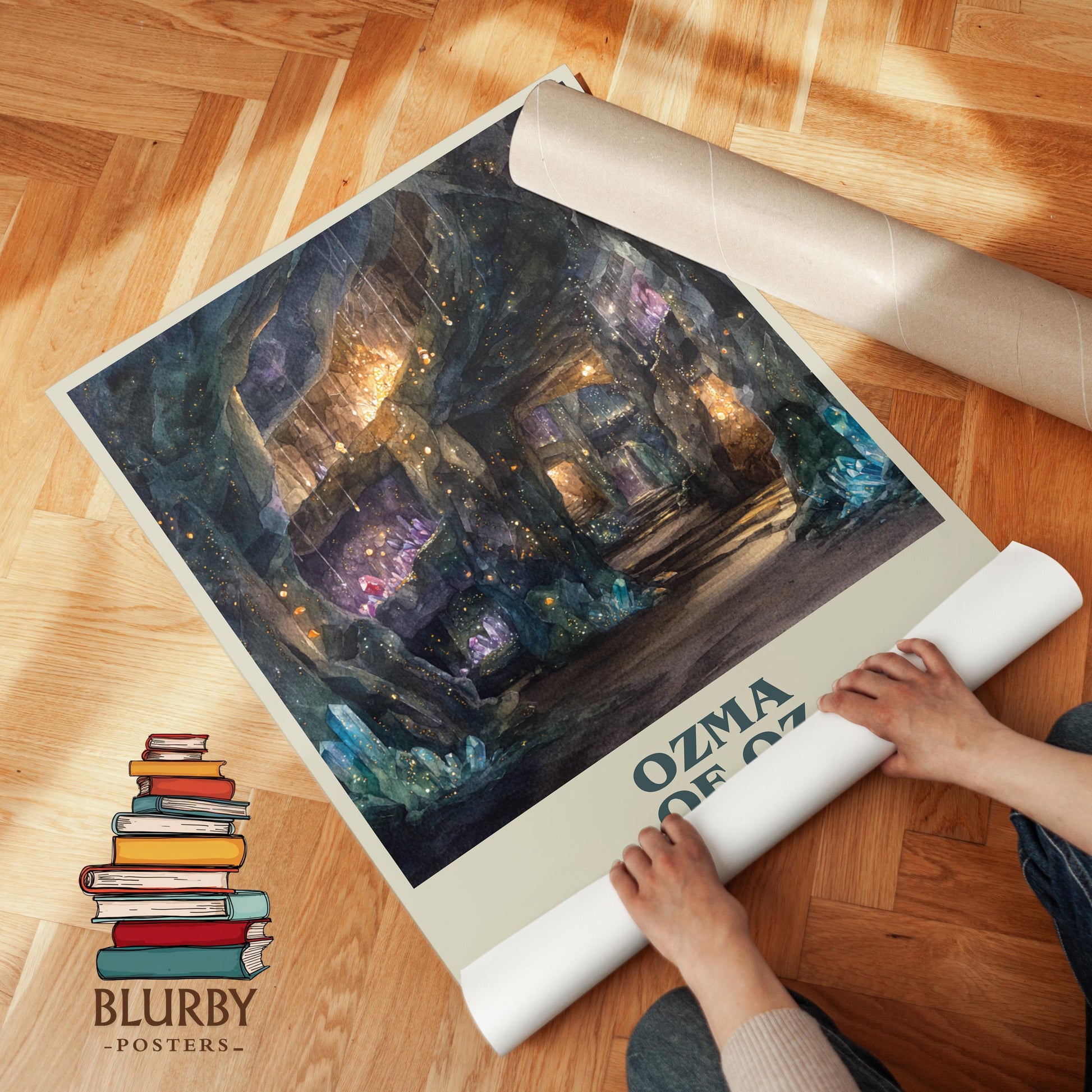 Osma of Oz by L. Frank Baum | Book Poster | Literary Art Gift For Book Lover | Novel Inspired Wall Art | Free Delivery