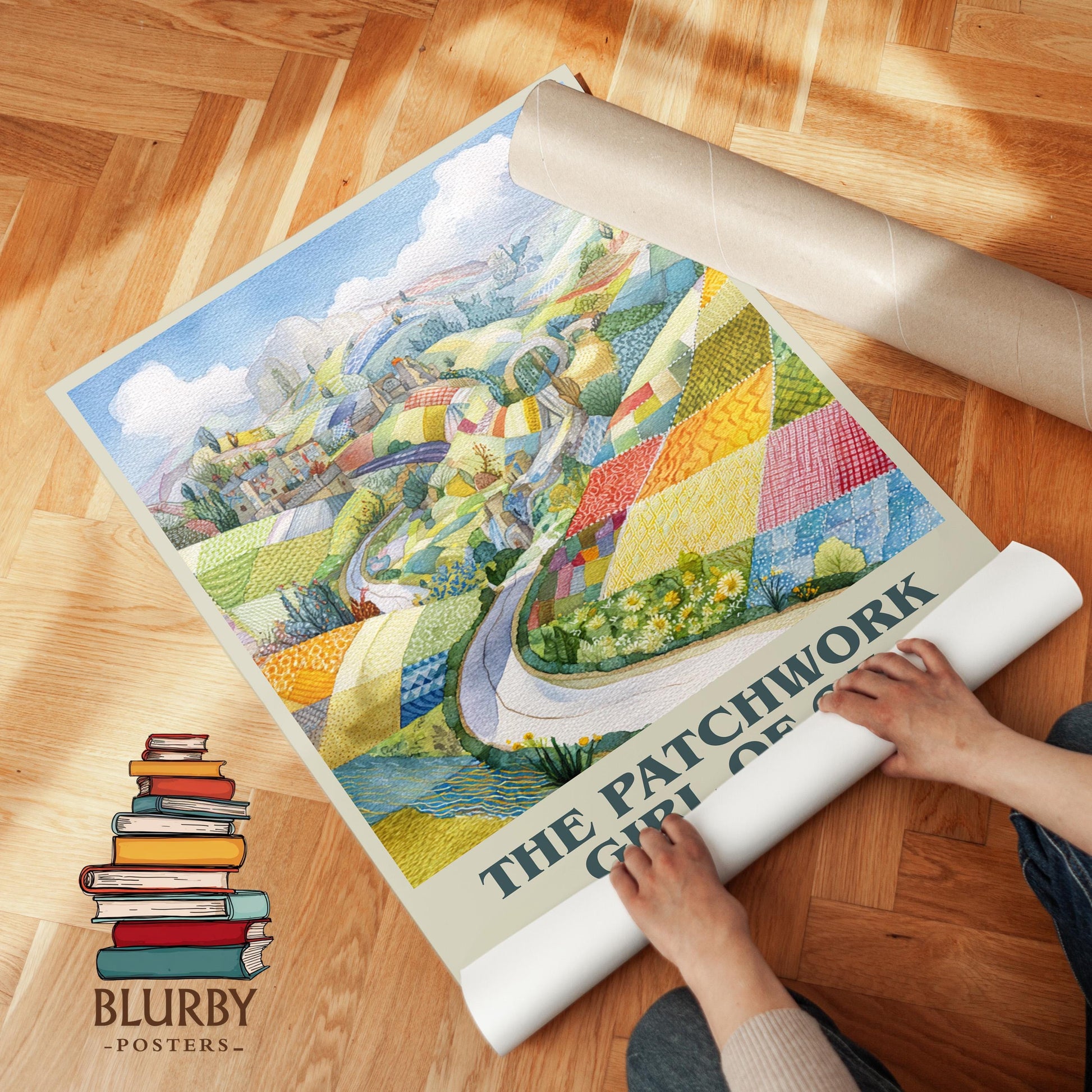 The Patchwork Girl of Oz by L. Frank Baum | Book Poster | Literary Art Gift For Book Lover | Novel Inspired Wall Art | Free Delivery