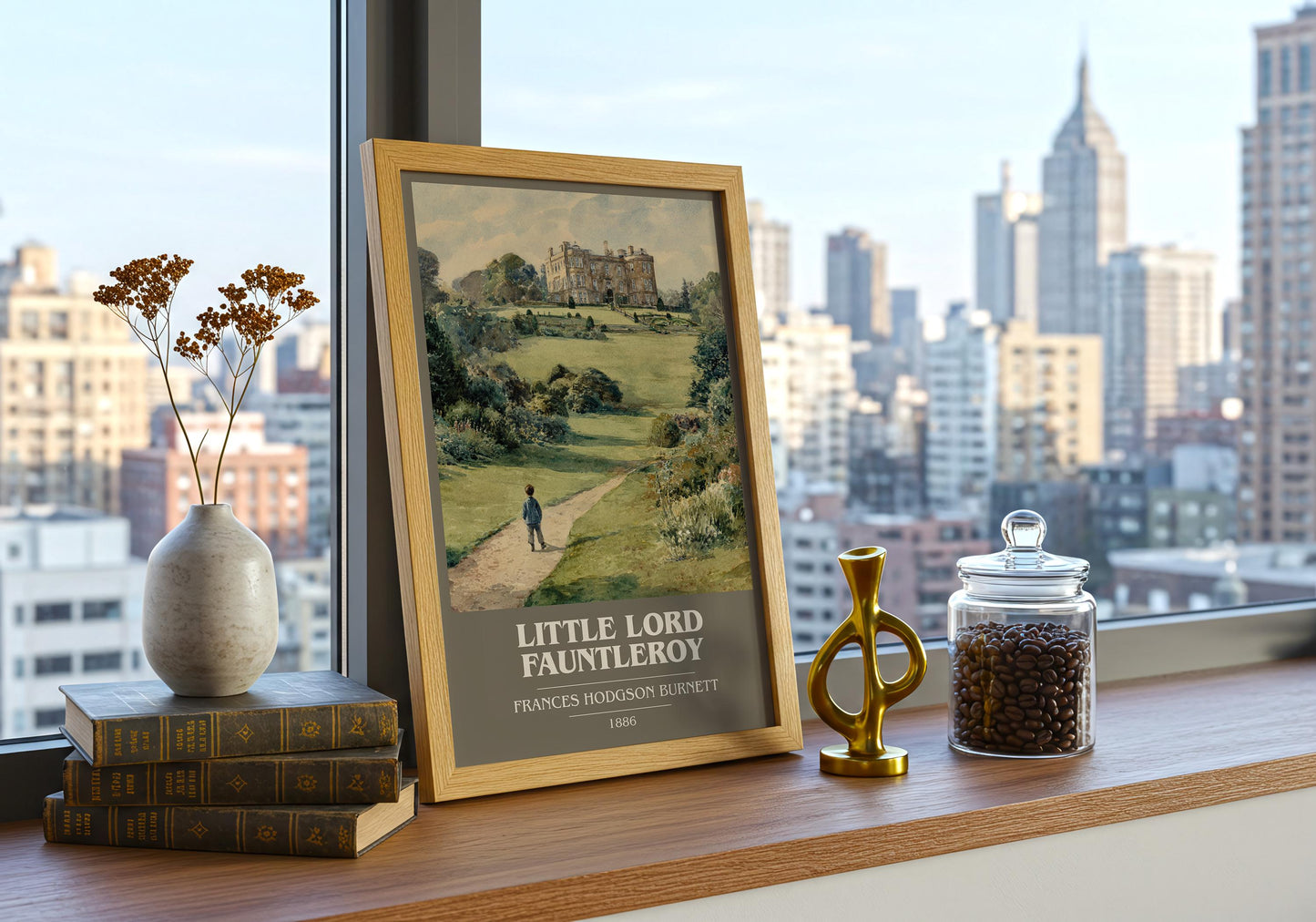 Little Lord Fauntleroy by Frances Hodgson Burnett | Book Poster | Literary Art Gift For Book Lover | Novel Inspired Wall Art | Free Delivery