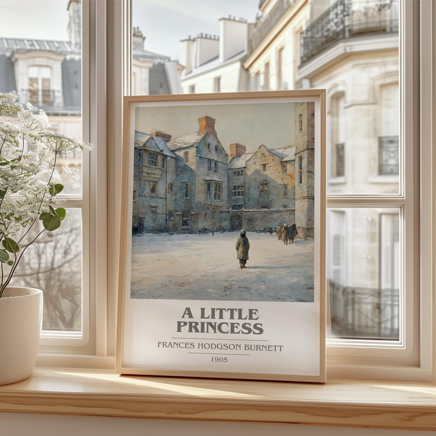 A Little Princess by Frances Hodgson Burnett | Book Poster | Literary Art Gift For Book Lover | Novel Inspired Wall Art | Free Delivery