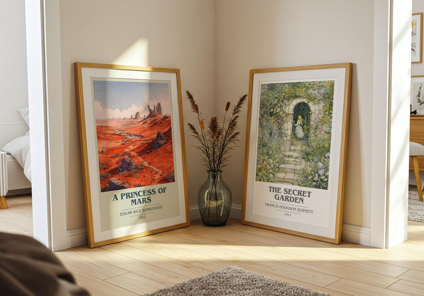 A Princess Of Mars book poster packaging – museum-quality print rolled in protective tube