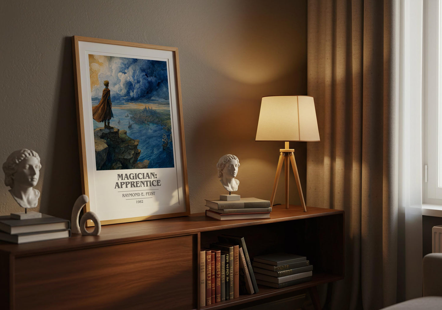 Magician: Apprentice by Raymond E. Feist | Book Poster | Literary Art Gift For Book Lover | Novel Inspired Wall Art | Free Delivery