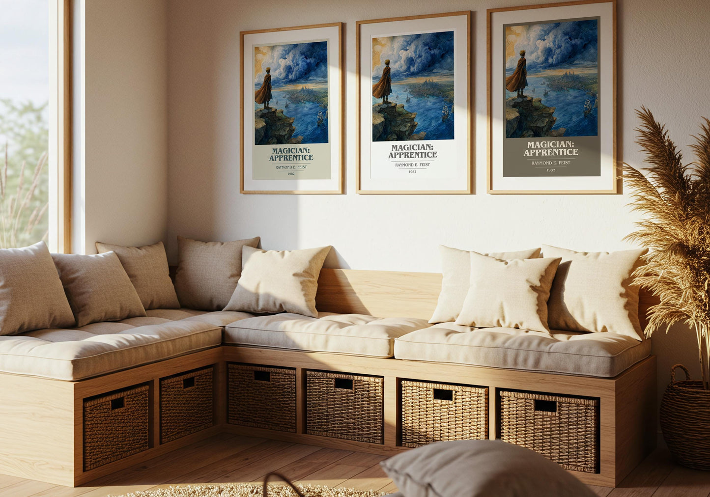 Magician: Apprentice by Raymond E. Feist | Book Poster | Literary Art Gift For Book Lover | Novel Inspired Wall Art | Free Delivery