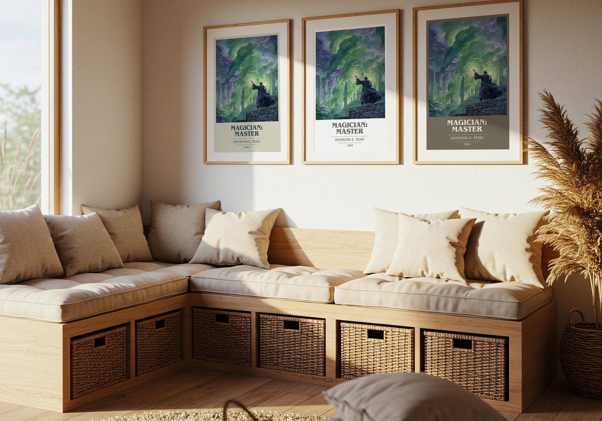 Magician: Master by Raymond E. Feist | Book Poster | Literary Art Gift For Book Lover | Novel Inspired Wall Art | Free Delivery