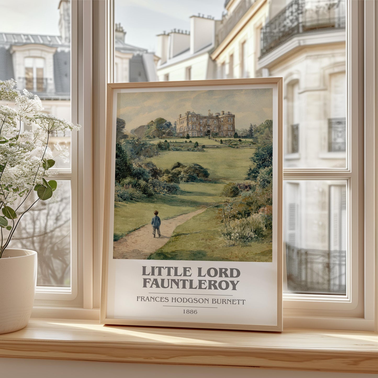 Little Lord Fauntleroy by Frances Hodgson Burnett | Book Poster | Literary Art Gift For Book Lover | Novel Inspired Wall Art | Free Delivery