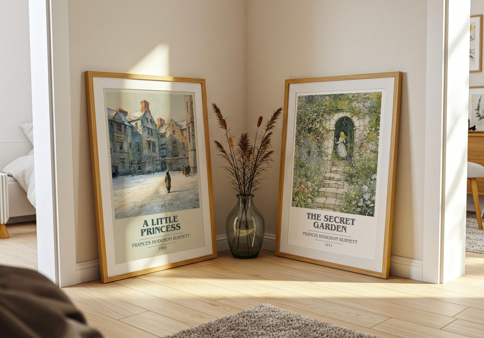 A Little Princess by Frances Hodgson Burnett | Book Poster | Literary Art Gift For Book Lover | Novel Inspired Wall Art | Free Delivery
