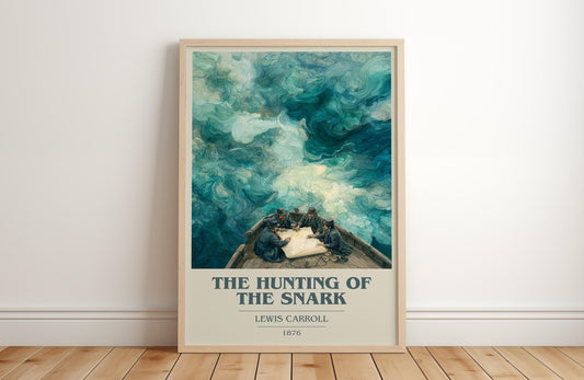 The Hunting of the Snark by Lewis Carroll | Book Poster | Literary Art Gift For Book Lover | Novel Inspired Wall Art | Free Delivery