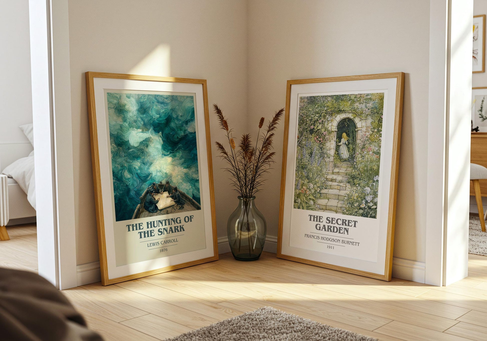 The Hunting of the Snark by Lewis Carroll | Book Poster | Literary Art Gift For Book Lover | Novel Inspired Wall Art | Free Delivery