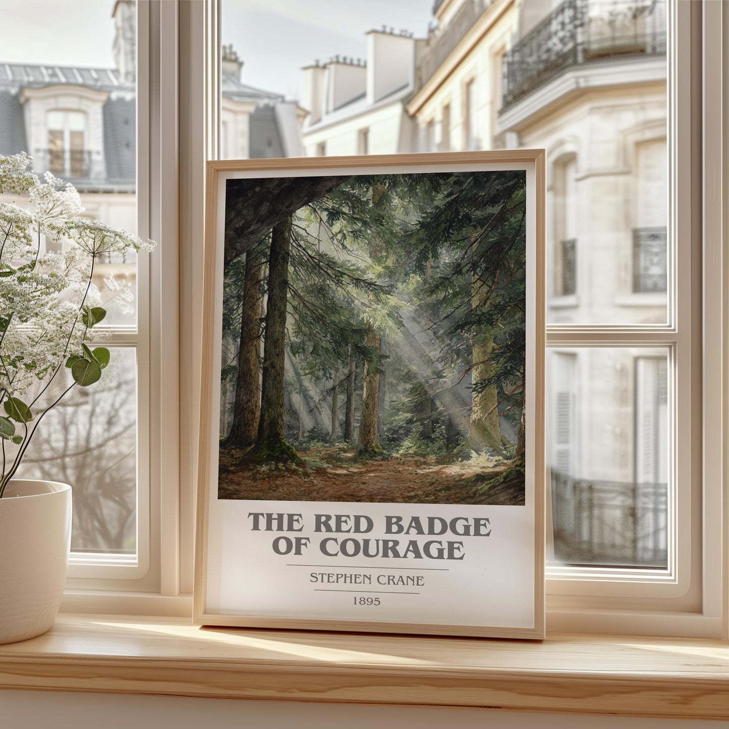 The Red Badge of Courage book cover poster colour and style options – Stephen Crane book art