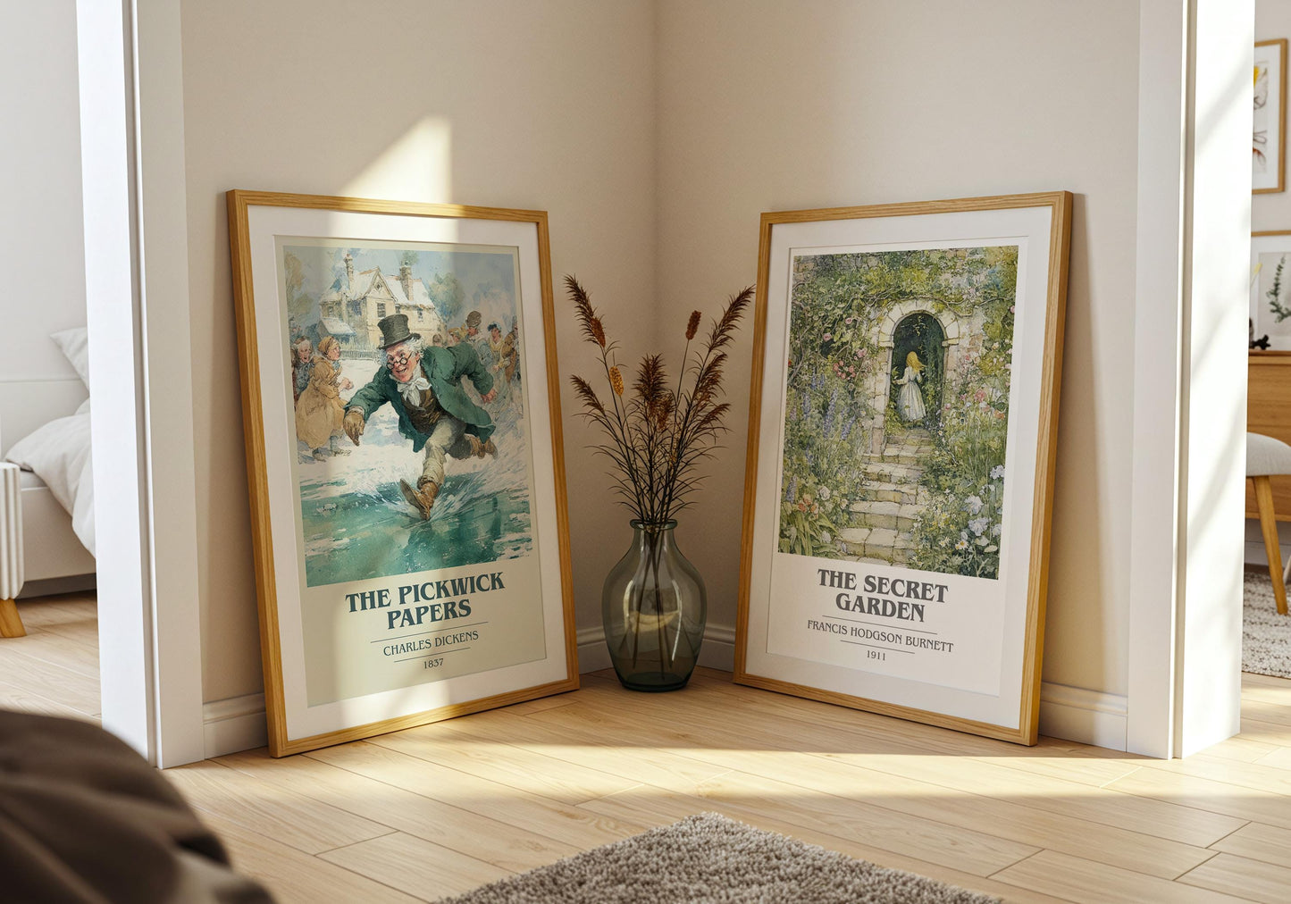 The Pickwick Papers by Charles Dickens | Book Poster | Literary Art Gift For Book Lover | Novel Inspired Wall Art | Free Delivery