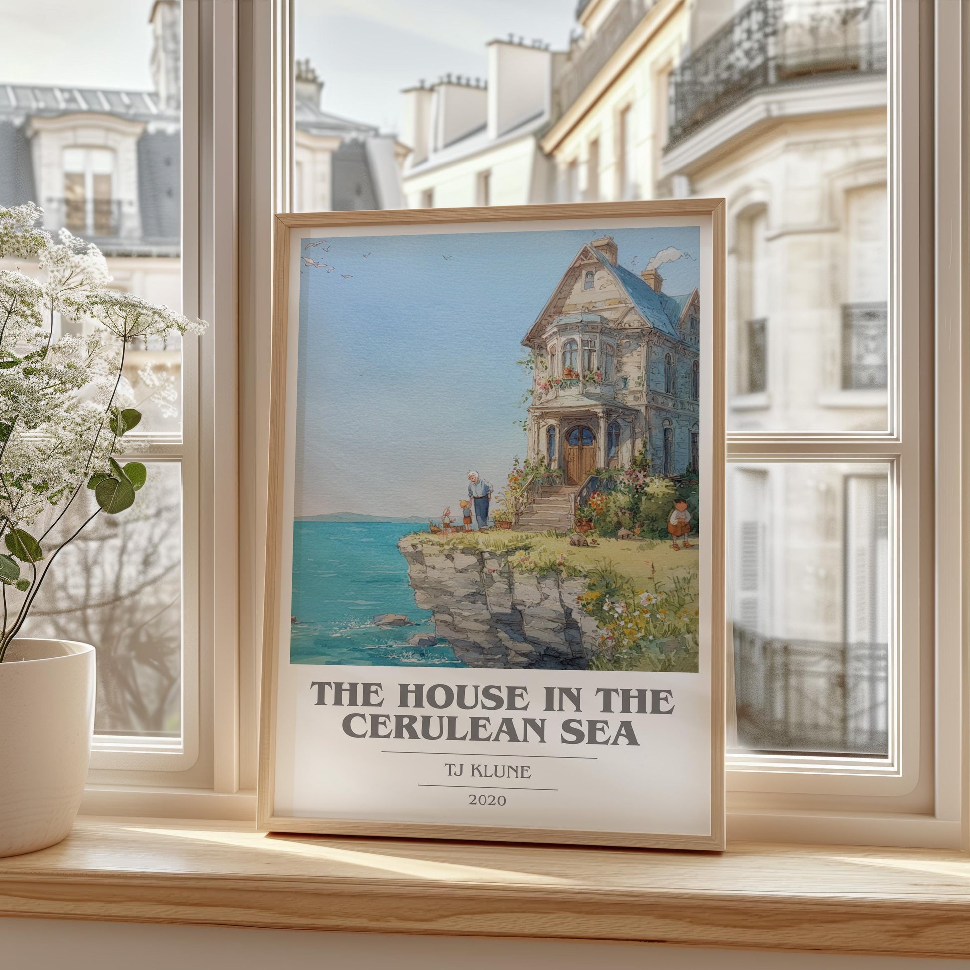 The House in the Cerulean Sea book cover poster colour and style options – TJ Klune book art