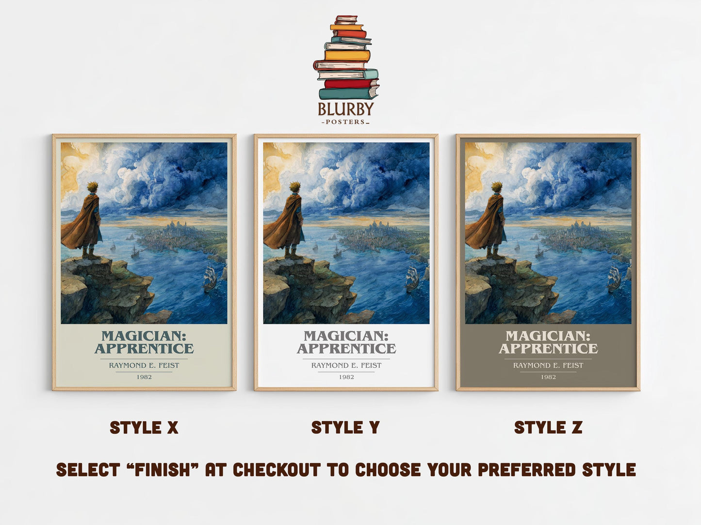 Magician: Apprentice by Raymond E. Feist | Book Poster | Literary Art Gift For Book Lover | Novel Inspired Wall Art | Free Delivery