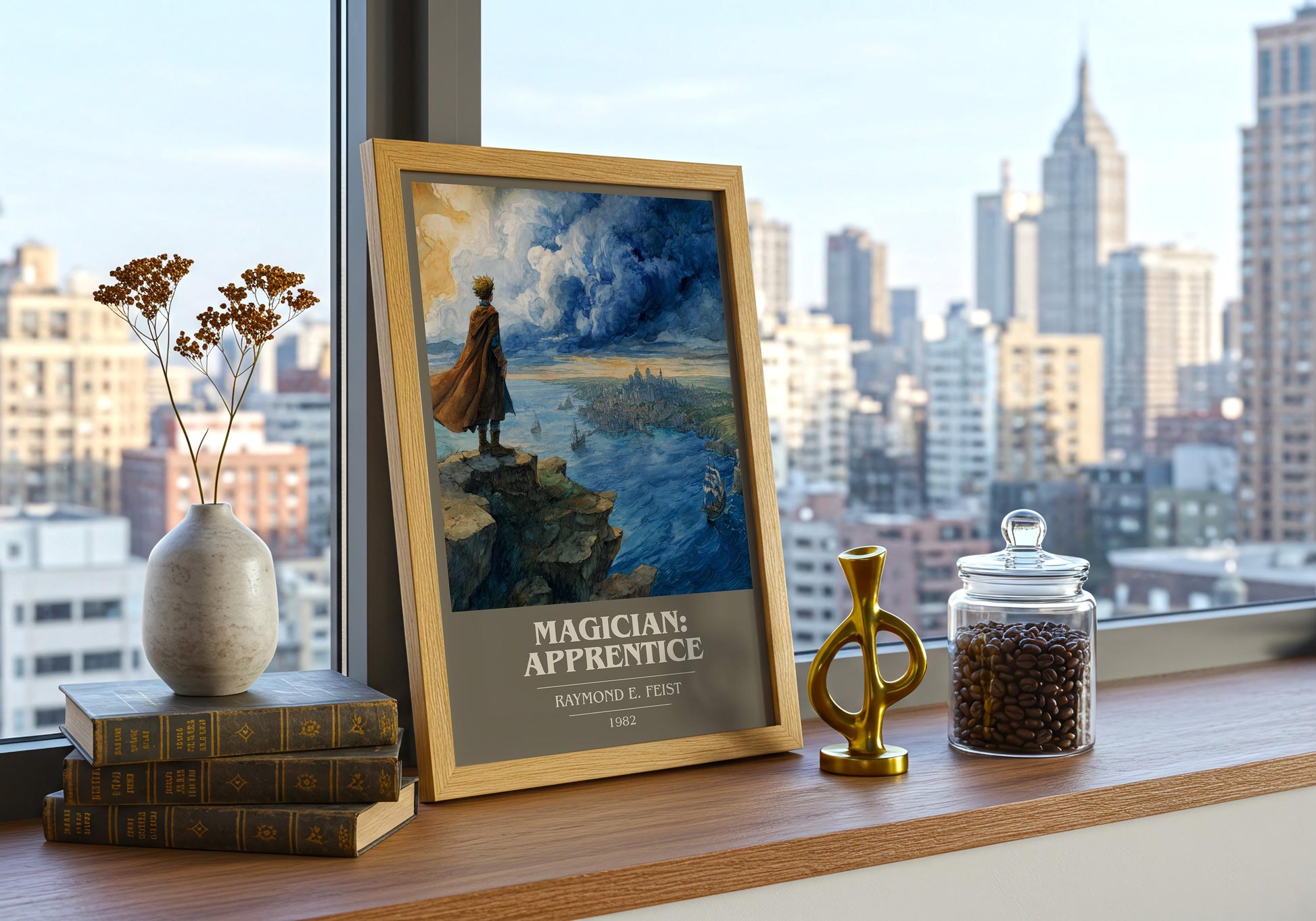 Magician: Apprentice by Raymond E. Feist | Book Poster | Literary Art Gift For Book Lover | Novel Inspired Wall Art | Free Delivery