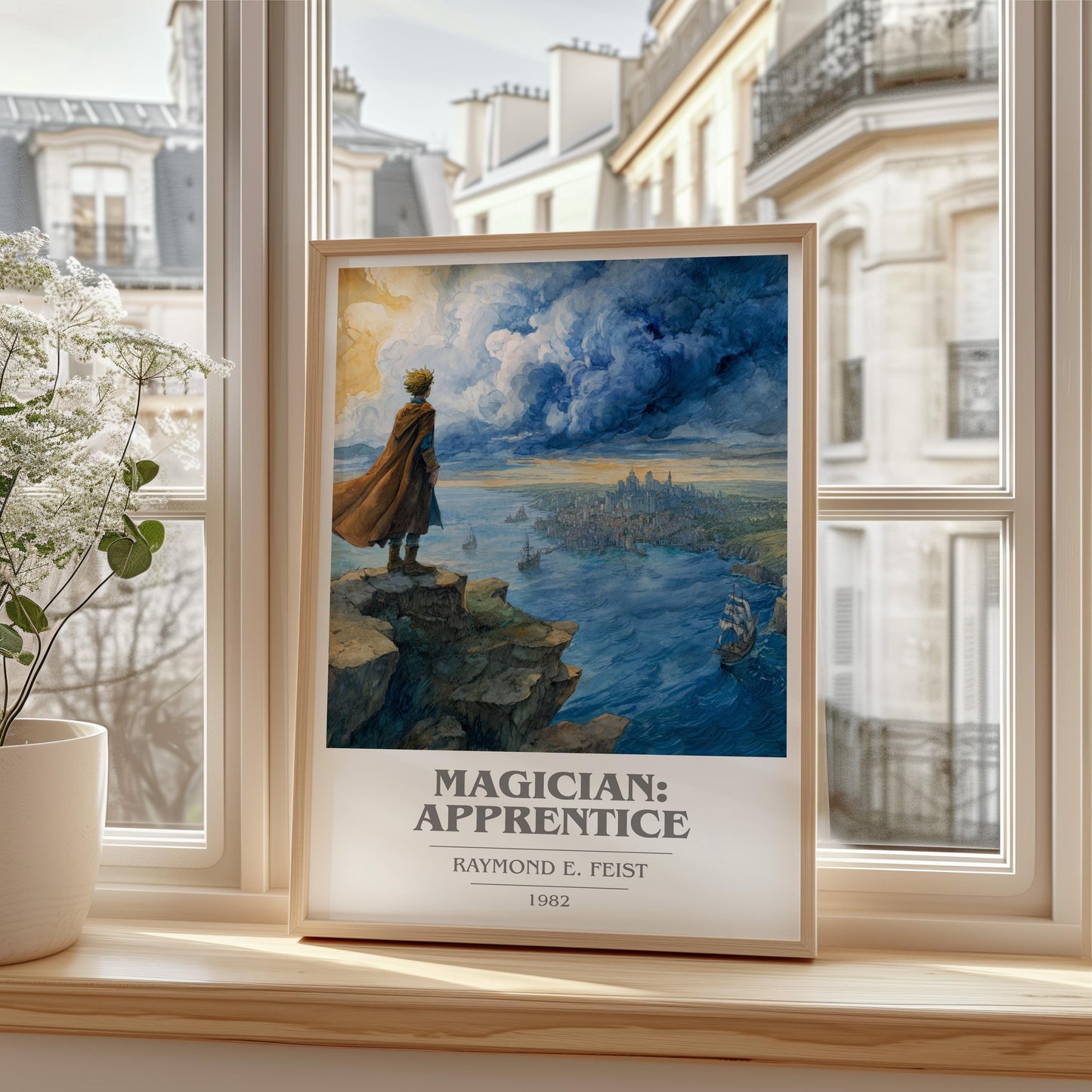 Magician: Apprentice by Raymond E. Feist | Book Poster | Literary Art Gift For Book Lover | Novel Inspired Wall Art | Free Delivery