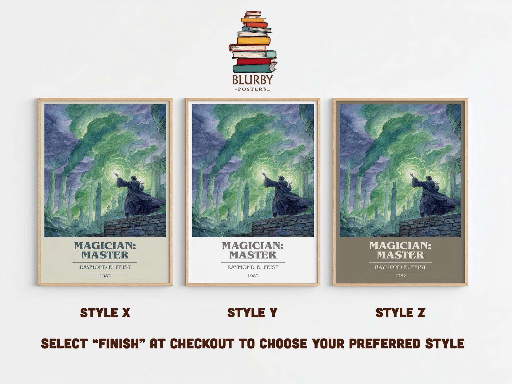 Magician: Master by Raymond E. Feist | Book Poster | Literary Art Gift For Book Lover | Novel Inspired Wall Art | Free Delivery