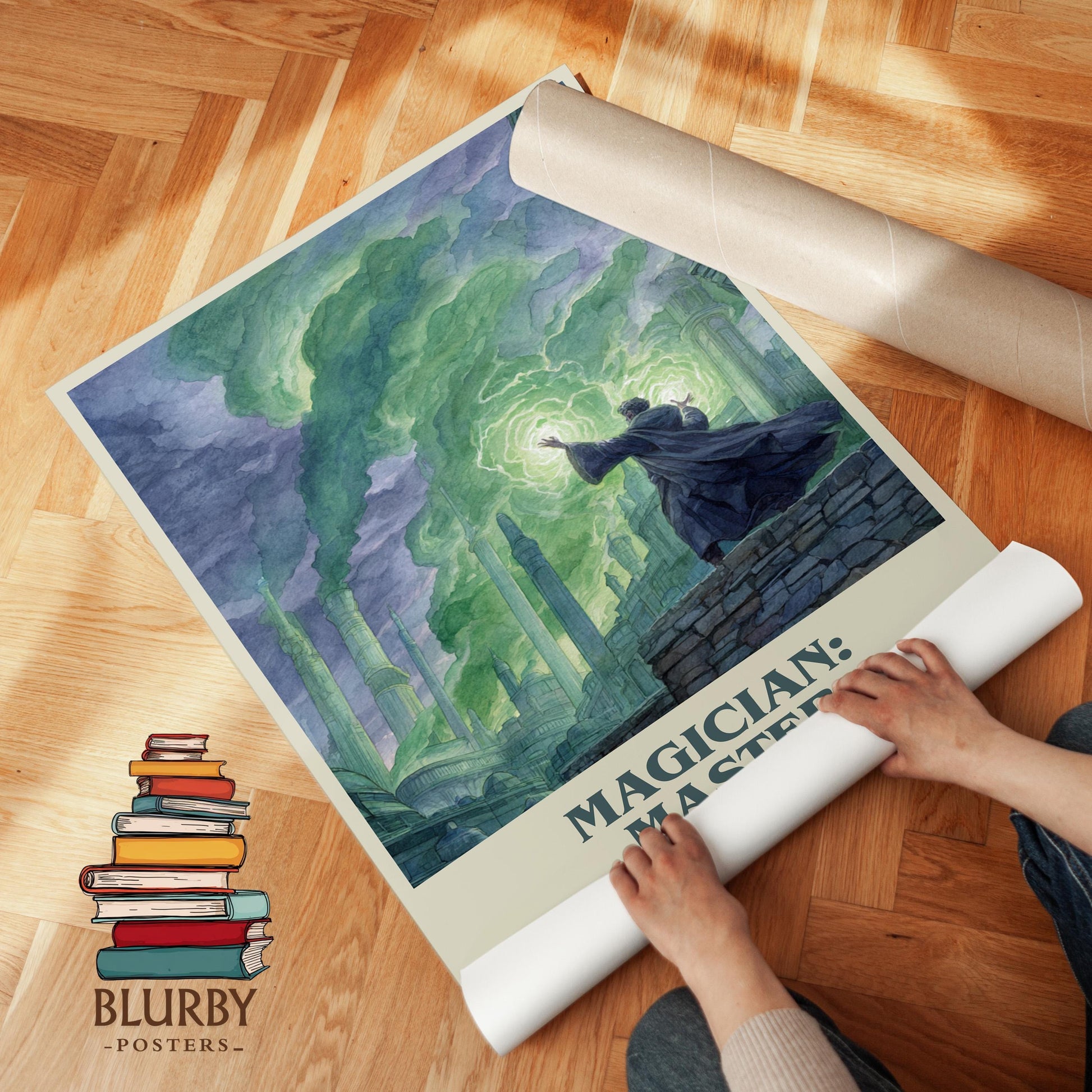 Magician: Master by Raymond E. Feist | Book Poster | Literary Art Gift For Book Lover | Novel Inspired Wall Art | Free Delivery