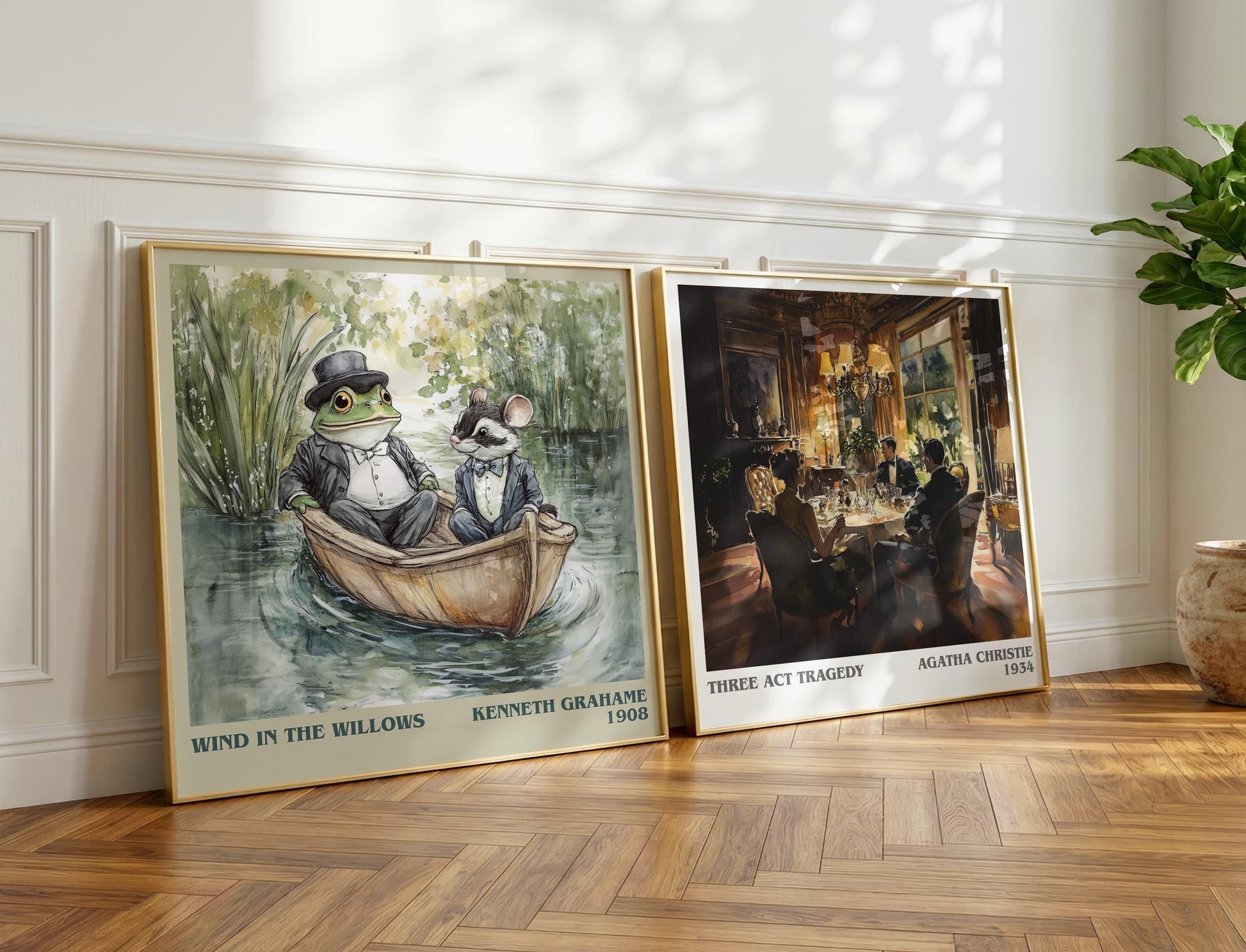 Wind In The Willows by Kenneth Grahame | Book Poster | Literary Art Gift For Book Lover | Novel Inspired Wall Art | Free Delivery