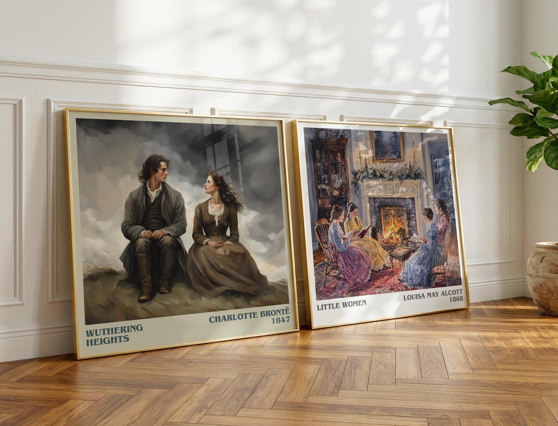 Wuthering Heights book poster packaging – museum-quality print rolled in protective tube