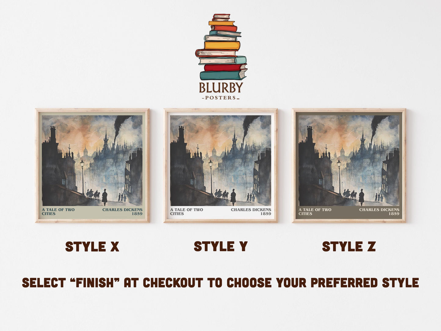 The Phantom of the Opera literary art print colour and style options – Gaston Leroux book art