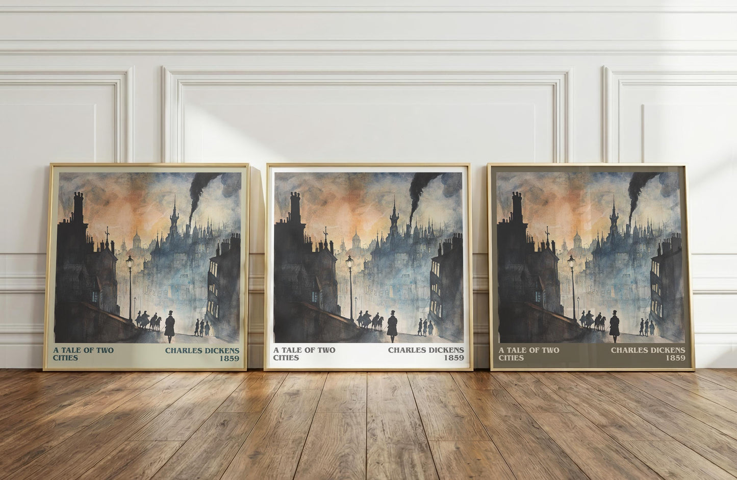 The Phantom of the Opera literary print framed by window – literary home decor
