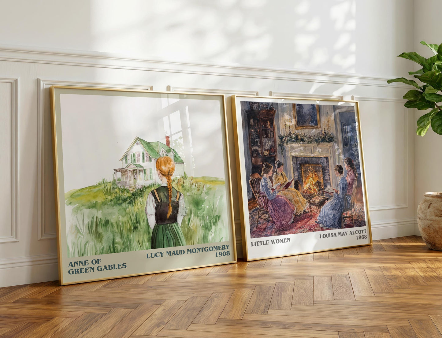 Anne of Green Gables book poster packaging – museum-quality print rolled in protective tube